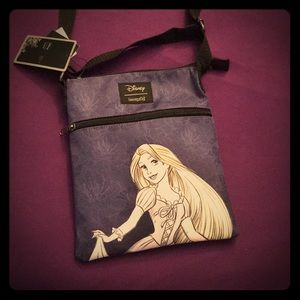 LOUNGEFLY DISNEY TANGLED RAPUNZEL CROSSBODY BAG